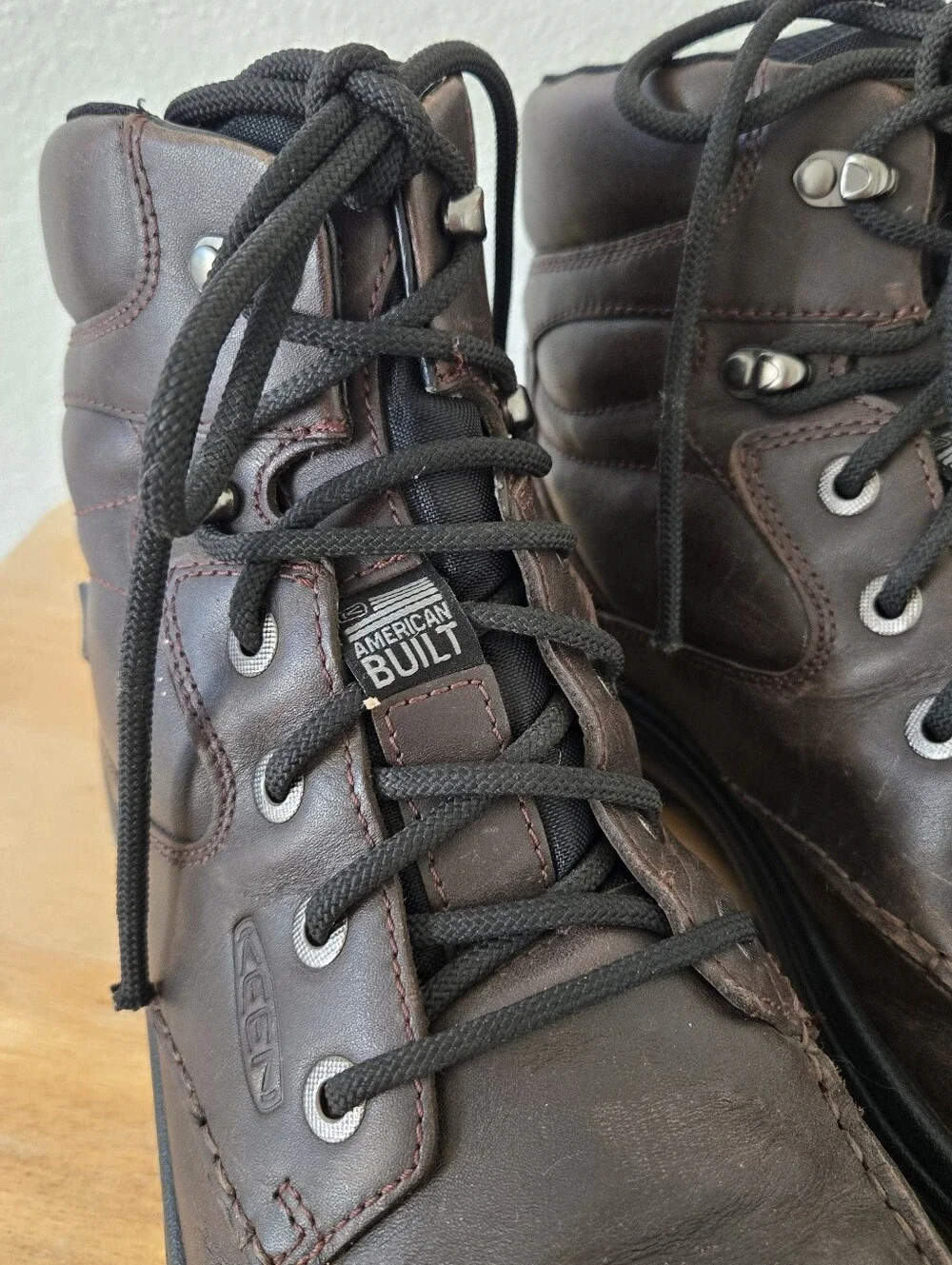 Keen Anchor Park Boots‎ Mens Size 11 Waterproof Brown Leather Casual Workwear